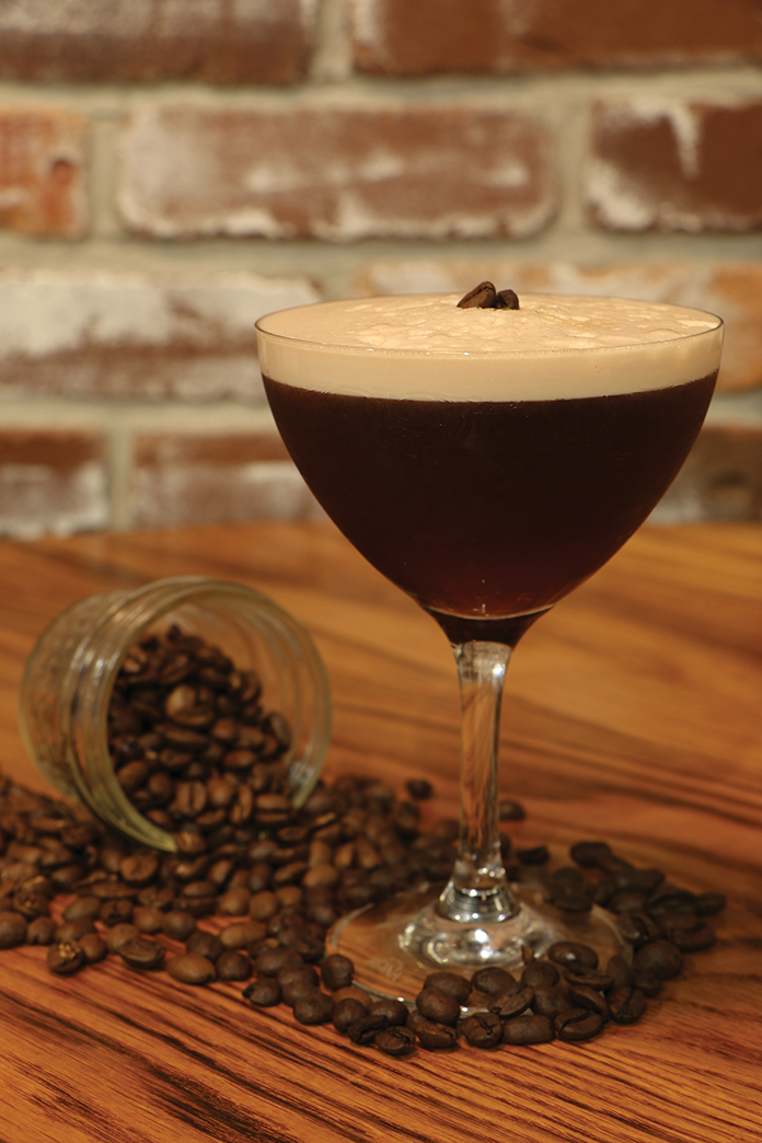 “This cocktail was created to marry a classic drink with our really cool organic Nitro Cold Brew from RISE,” says Lazlo.