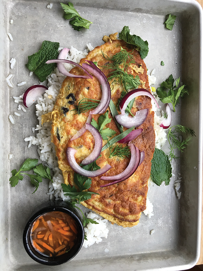 “This is great for a springtime brunch because you can load it up with veggies and herbs,” says Pham. “The balance of heavy and light is the epitome of Vietnamese cuisine.”&nbsp; 
