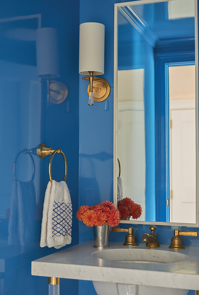 makeover powder room