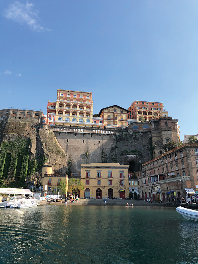 traveling in sorrento