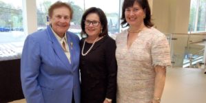Image of ONSF Board Member Angela Tammaro, ONSF Board Vice President Vicki Leeds Tananbaum and Brenda Tananbaum
