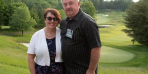 Image of Carol Sheridan and Preservation Ambassador Mike Surdej