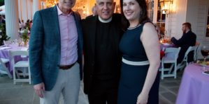 Image of John and Francesca LaGumina, and Fr. Thomas Patrillo (center)