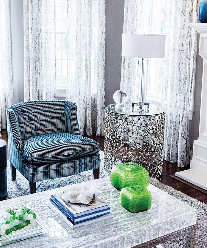 Chair in living space