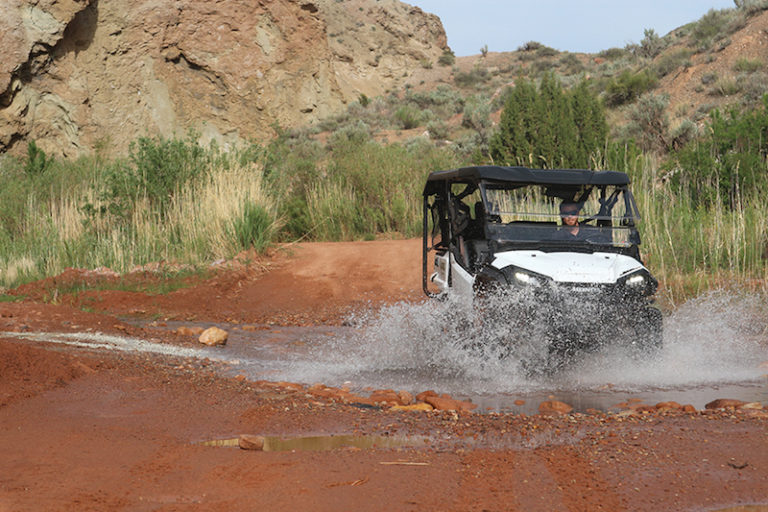 Utv crossing stream