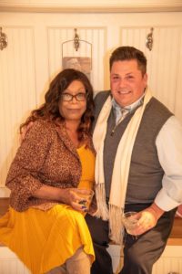Image of Pauline Youngrob (NuKitchens) and Mayson Linn (Fordham Marble)