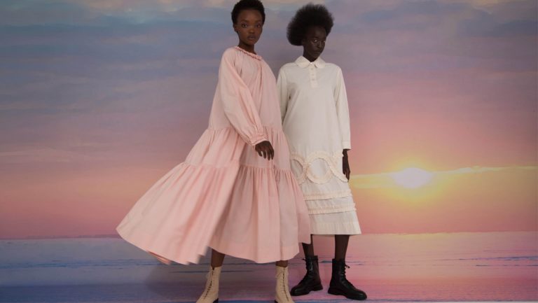 Models wearing dresses